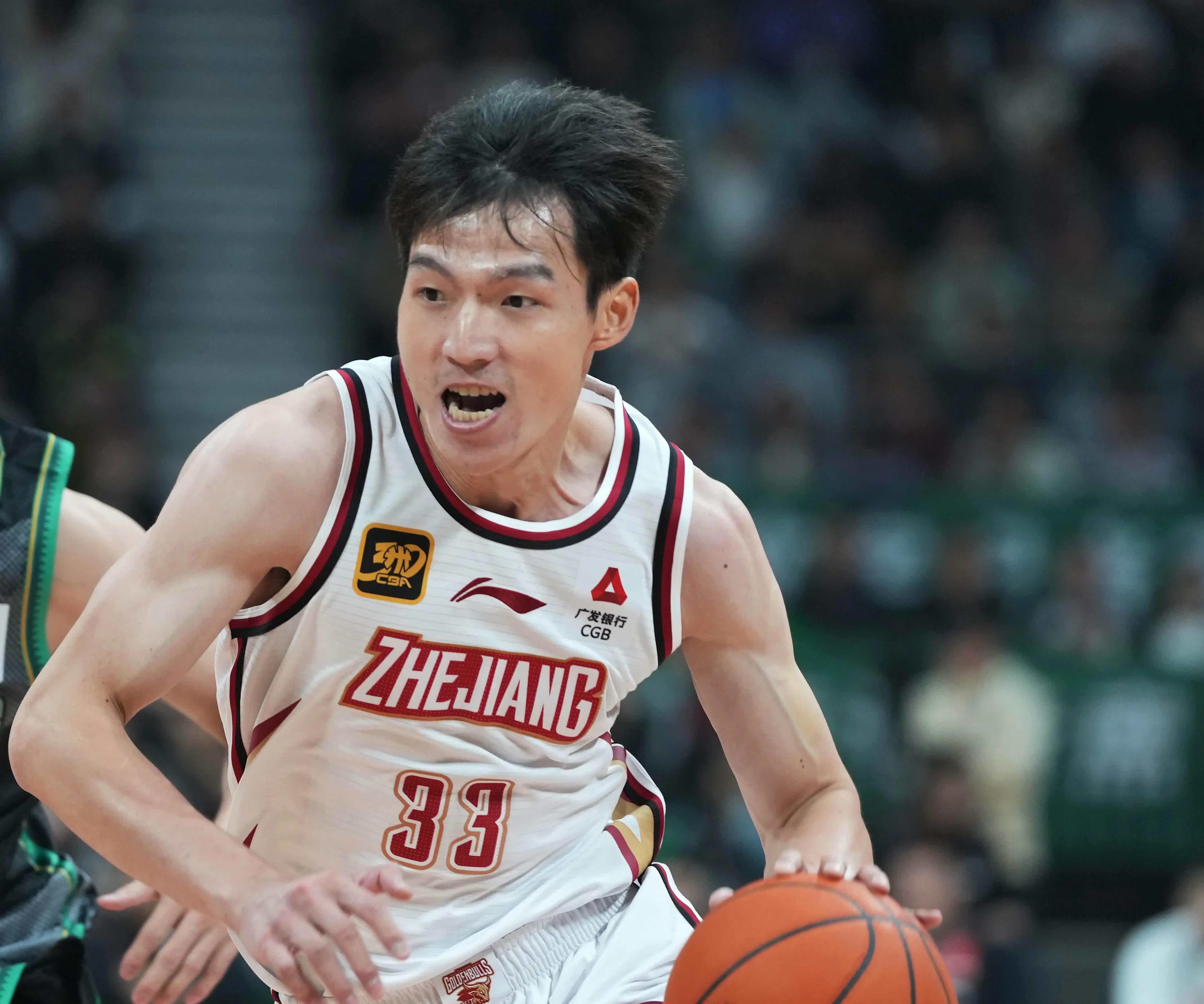 浙江队的年轻球员在比赛中崭露头角