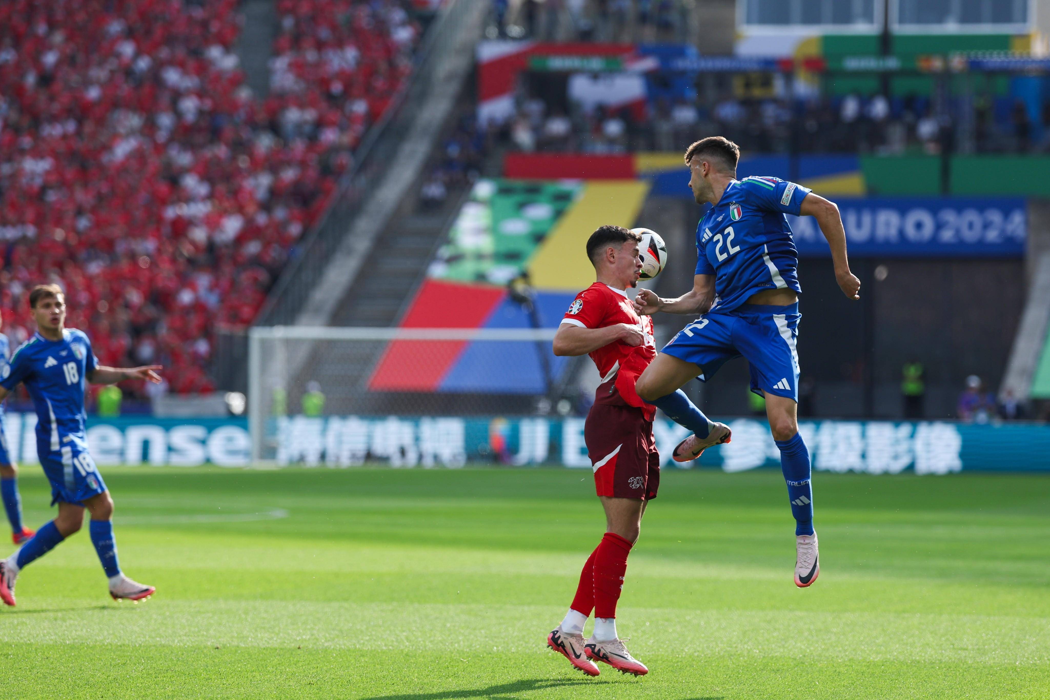 意大利队顺利击败瑞士成功晋级